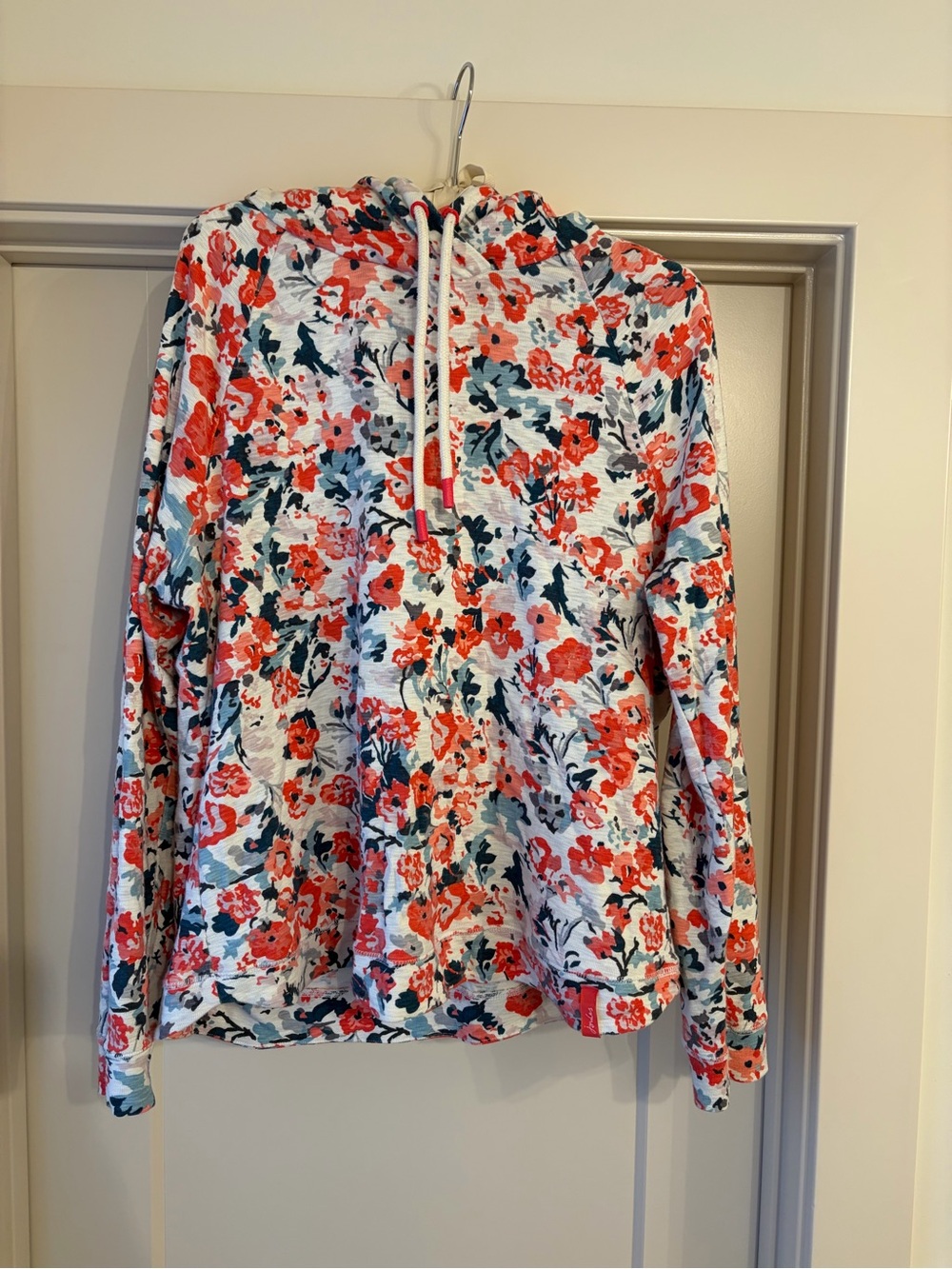 Floral hoodie, lightweight 16/XL